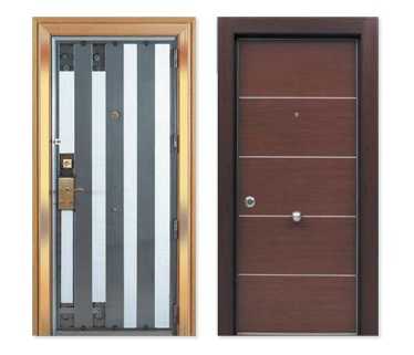 Componentes de una puerta blindada